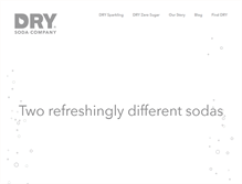 Tablet Screenshot of drysparkling.com